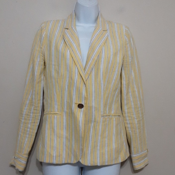 Draper James Jackets & Blazers - Draper jeams blazer jacket women XS striped lined blend casual office career